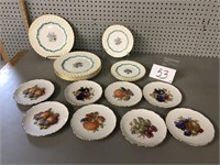 MIXED LOT OF DISHES - BAVARIA AND MINTON