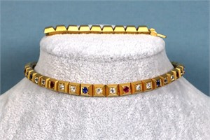 Tiffany & Co. 18K Gold & Diamond Choker Necklace