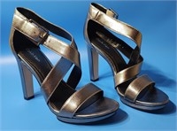 Calvin Klein Metallic Grey Pump Shoes Size 8M