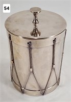 Italian Silver 8" Drum Ice Bucket