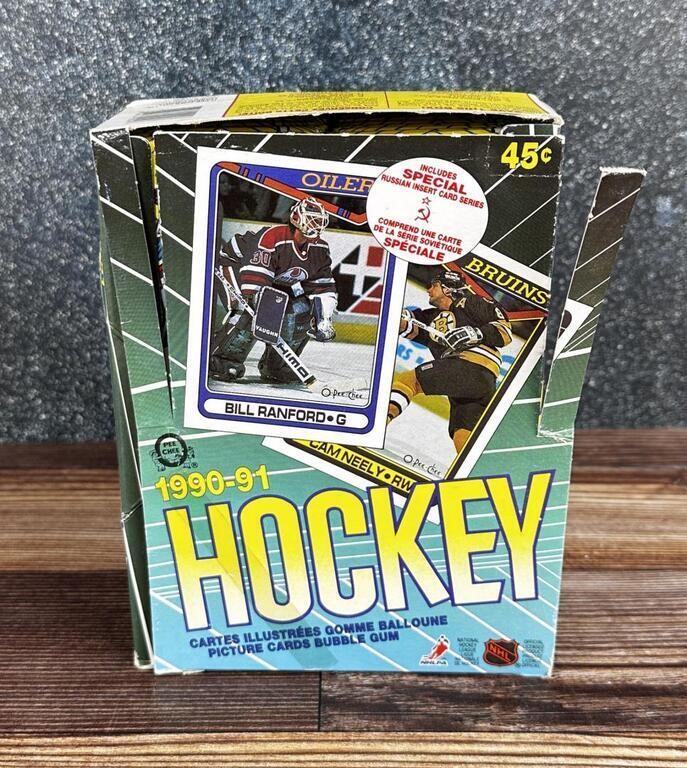 O-Pee-Chee 1990 1991 Hockey Cards Full Box