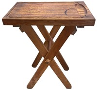 Wooden Folding Tray Table