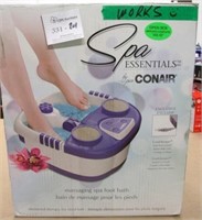 Conair Spa Essentials Massaging Spa Foot Bath