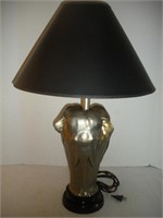 Metalic Elephant Lamp, 27 inches Tall