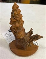 Buffalo Horn Gallery Tree Carving