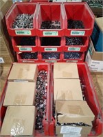 11 Bins of Assorted Hardware