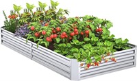 N2634  Mr IRONSTONE Raised Garden Bed, 8x4x1ft, 2p