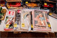 Assortment of Vintage Life Magazines and