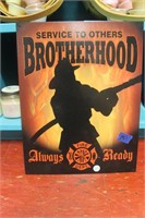 REPOP BROTHERHOOD TIN SIGN