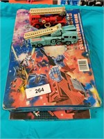 Lot of vintage Transformers, case, game