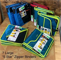Large "Zipper" Binders