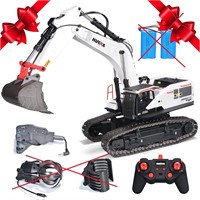 ULN - 1:14 RC Metal Excavator Toy w/ Extras