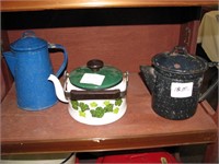 Enamel Coffee/tea pots