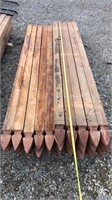 Treated Fence Posts-10’- Times 25 Posts