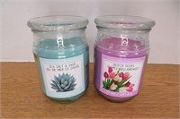 2 New Scented Candles