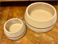 Marshall Pottery Pet Bowls 4” & 6”
