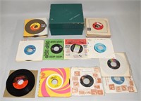 (30) ASSORTED VINTAGE 45 RECORDS. 60s and 70s era