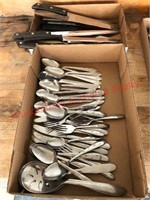 misc flatware and knives
