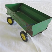 3 John Deere toy wagons