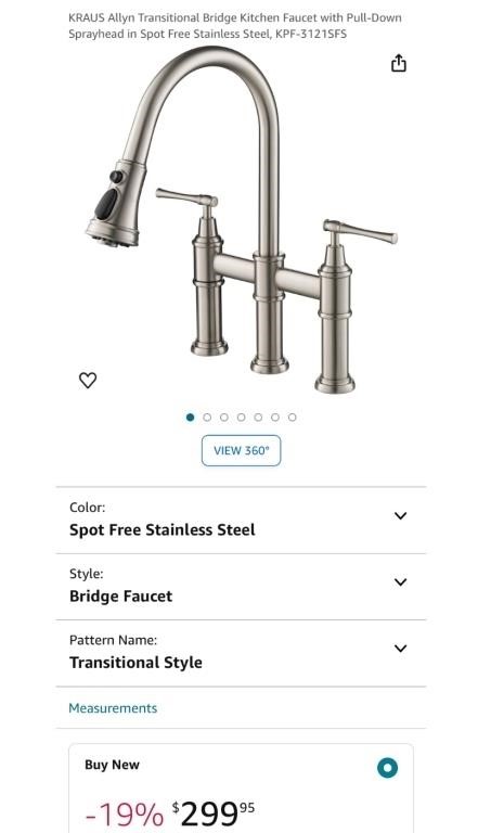 KITCHEN FAUCET (NEW)