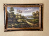 Art Painting - print professionally framed screwed
