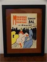 TOULOUSE LAUTREC - Moulin Rouge Lithograph