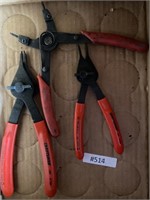 Snap ring pliers (2) are craftsman