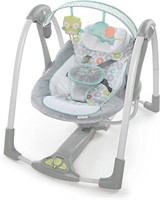 Ingenuity 5-Speed Portable Baby Swing with Music,