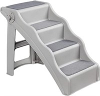 Basics Foldable Steps for Dogs and Cats, Grey,