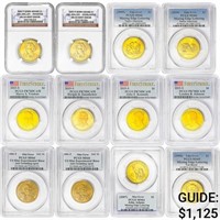 2001-2015 [12] US Varied Gold Coinage NGC/PCGS