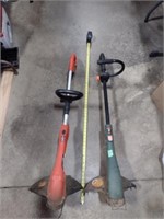 2 Electric Trimmers; Black & Decker and GrassHog