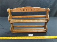 MCM Wood Spice Rack