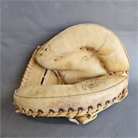 Vintage Rawlings Leather MJ50 Catchers Mitt