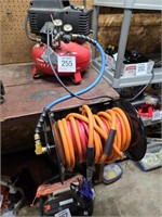 Porter Cable compressor w/ hose & reel