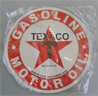 Round Texaco Sign
