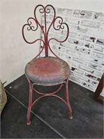 Wrought Iron Parlor Chair