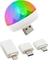 Premier Finds Mini Party Disco USB Light NEW