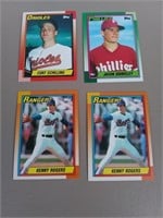 F1) (3 pictures) Topps Baseball Cards, Schilling,