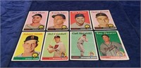 (8) 1958 Topps Baseball Cards
