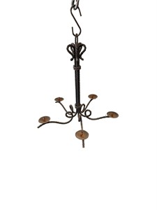 French Iron Rope Light Fixture