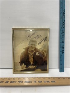 Vintage Autographed Richard/Maurice Petty Framed