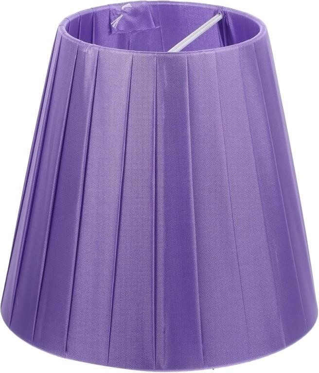 SM5882  USHOBE Lamp Shade Purple 6 Barrel Clip-On