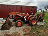 1999 Kubota L2500 Tractor With Front Loader
