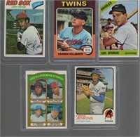 Lot of 5 Vintage Baseball Cards see pictures for