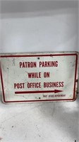 Post Office Business Parking Sign