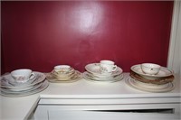 Assortment of China settings