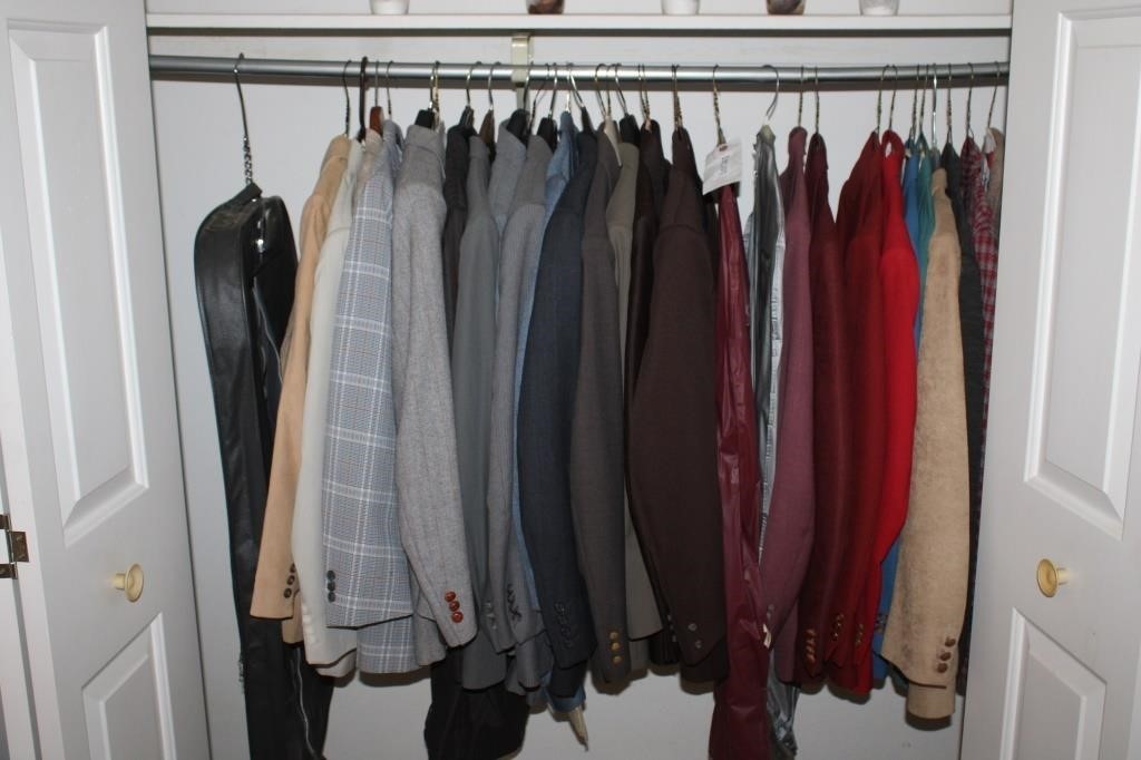 Grouping Of Men's Blazers, Coats