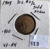 U.S. $2.50 Gold Indian