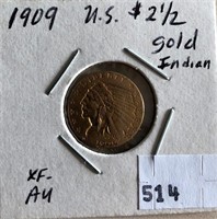 U.S. $2.50 Gold Indian