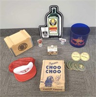 Group of advertising items - Schmidt Beer hat